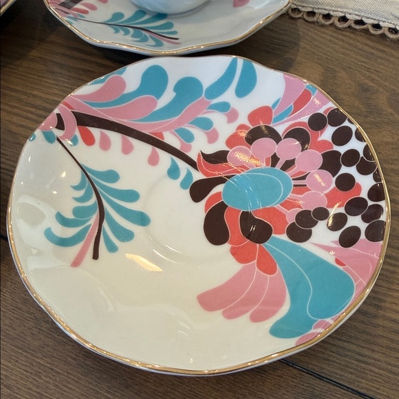 Lenox x Kate Spade Gwinnett Lane Creme Tea Cup & Saucer Set - Picture 5 of 8